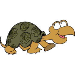Turtle Walking Slowly clipart, cliparts of Turtle Walking ...