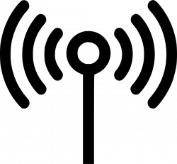 Antenna Electronics Signal Technology Wifi Radiowaves Svg Png Icon ...