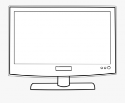 Color Television Black And White Download - Monitor Clipart ...