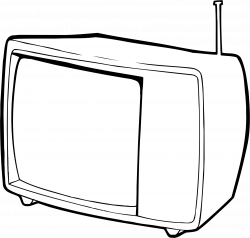 tv clipart black and white tv clipart black and white 7 - Clip Art Guru