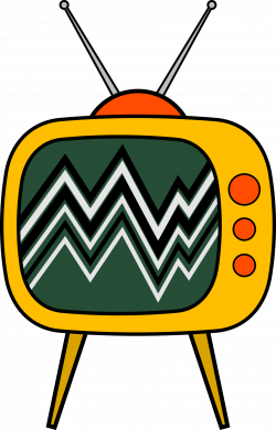 Clipart - Old TV Cartoon