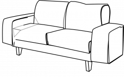 31++ Cool Sofa Clipart Black And