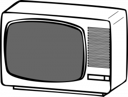 Clipart - White TV