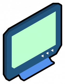 Clipart - isometric tv