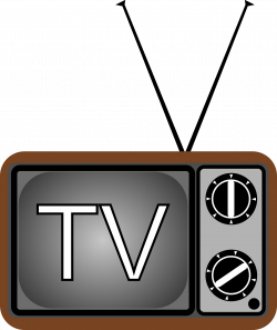 Clipart - television,TV