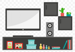 Living Room Television Clip Art, PNG, 1814x1270px, Living ...