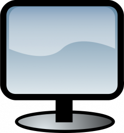 Clipart - Flat screen