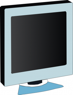 Public Domain Clip Art Image | Illustration of a computer monitor ...