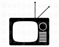 TV SVG, Television SVG, Movie Svg, Film Svg, Retro Tv Svg, Tv Clipart, Tv  Files for Cricut, Tv Cut Files For Silhouette, Tv Dxf, Tv Png, Eps