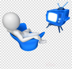Hand Cartoon clipart - Television, Presentation, Blue ...