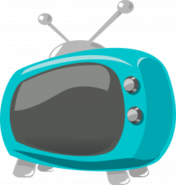 Clipart - television comic style