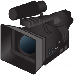 Clipart - Professional television camera