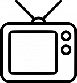 Tv Television Watch Channel Broadcast Entertainment Device Svg Png ...