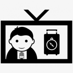 Tv Clipart Tv Program - Periodismo En La Television #367979 ...