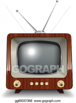 Vector Art - Retro tv. EPS clipart gg60037368 - GoGraph