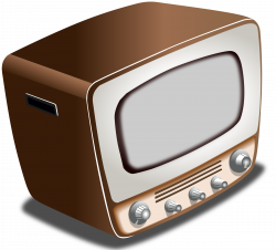 Clipart - Vintage CRT television