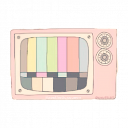 Vintage Dodger Filtered 80's Pink Aesthetic Tv Sticker...