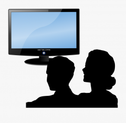 Clip Art Free Library Tv Clip Art At - People Watching Tv ...