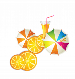 Responsive web design Banner Summer Clip art - Orange umbrella gear ...