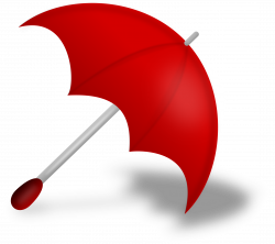 Clipart - Umbrella (Red)