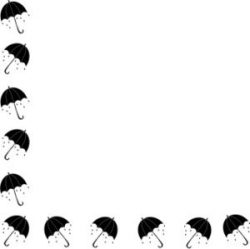 umbrella border | Singing in the rain banquet | Free collage ...