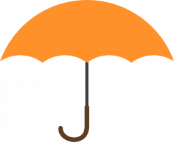 Orange Umbrella Clip Art at Clker.com - vector clip art ...