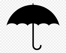 Umbrella Clipart Clear Background - Umbrella Png Black ...