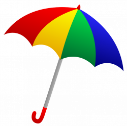 Colorful umbrella png Clipart image transparent background