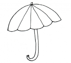 Umbrella black and white photos of umbrella clip art ...