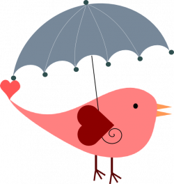 Bird With Umbrella Clip Art at Clker.com - vector clip art online ...