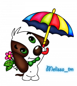 deviantART: More Like cute dog with umbrella png by Melissa-tm ...