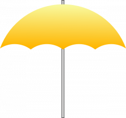 Simple Golden Umbrella Clip Art at Clker.com - vector clip art ...