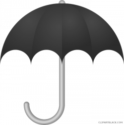 Gray Umbrella Clipart - ClipartBlack.com