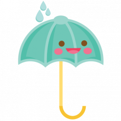 Happy Umbrella SVG scrapbook cut file cute clipart files for ...