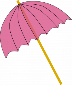 Clipart - Umbrella / Parasol pink tranparent