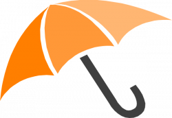Orange Umbrella Clip Art at Clker.com - vector clip art ...