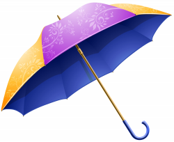 Umbrella Purple Yellow transparent PNG - StickPNG