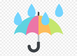 Umbrella With Rain Drops Clipart (#3535721) - PinClipart