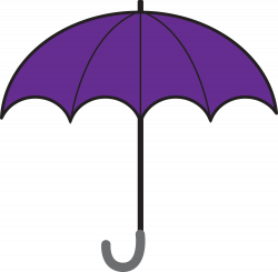 OnlineLabels Clip Art - Open Umbrella