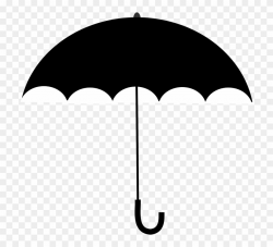 Silhouette Of A Umbrella Clipart (#646519) - PinClipart