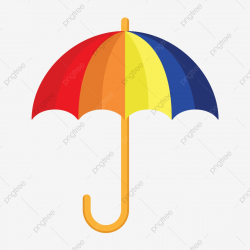 Color Umbrella Simple, Cartoon, Gradient PNG and Vector with ...