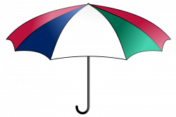 Clipart - Umbrella, colorful