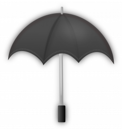 Clipart - Umbrella (Black)