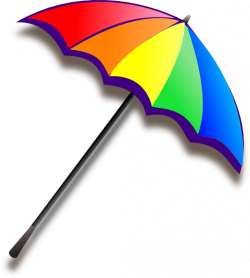 Rainbow Umbrella Clipart