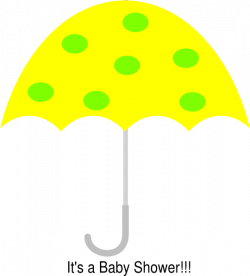 Yellow Polka Dot Umbrella Clip Art at Clker.com - vector clip art ...