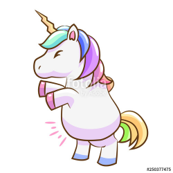 unicorn clipart cartoon
