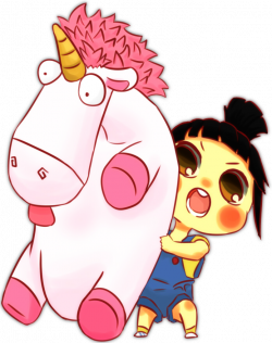 28+ Collection of Fluffy Unicorn Despicable Me Drawing | High ...