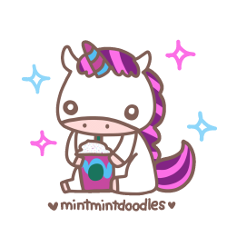 MintMintDoodles ♥ — Unicorn frappuccino, yes or no?