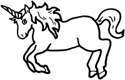 This is best Unicorn Outline #2376 Unicorn Clip Art Outline ...
