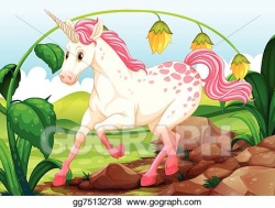 EPS Illustration - Unicorn. Vector Clipart gg75132738 - GoGraph